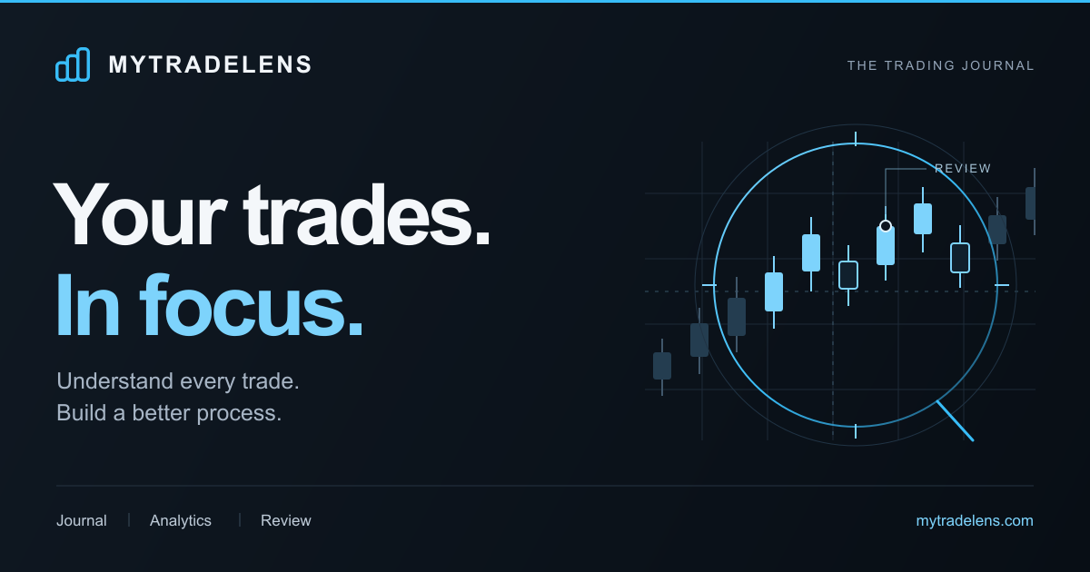 MyTradeLens - An options trading journal for reviewing trades and the decisions behind them